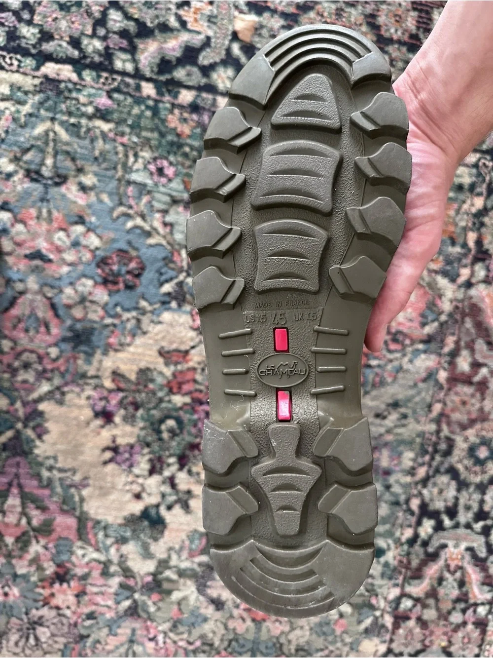 Waterproof Tall Rain Boots in Olive - le chameau- made in FRANCE 🇫🇷